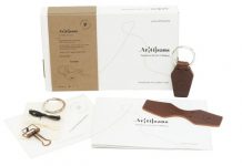 Artisans DIY Premium Leather Keyring Kit Review Keyring