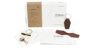Artisans DIY Premium Leather Keyring Kit Review Keyring