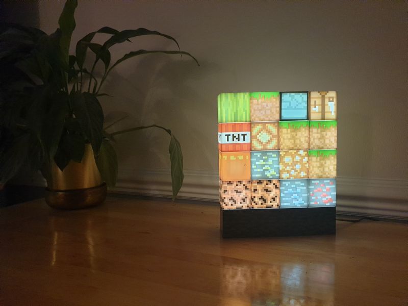 Your Kids Can Build Their Own Minecraft Block Lamp To Keep The