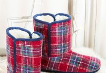 Cotton Traders Chenille Check Slipper Boots Review Slipper Boots