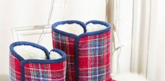 Cotton Traders Chenille Check Slipper Boots Review Slipper Boots